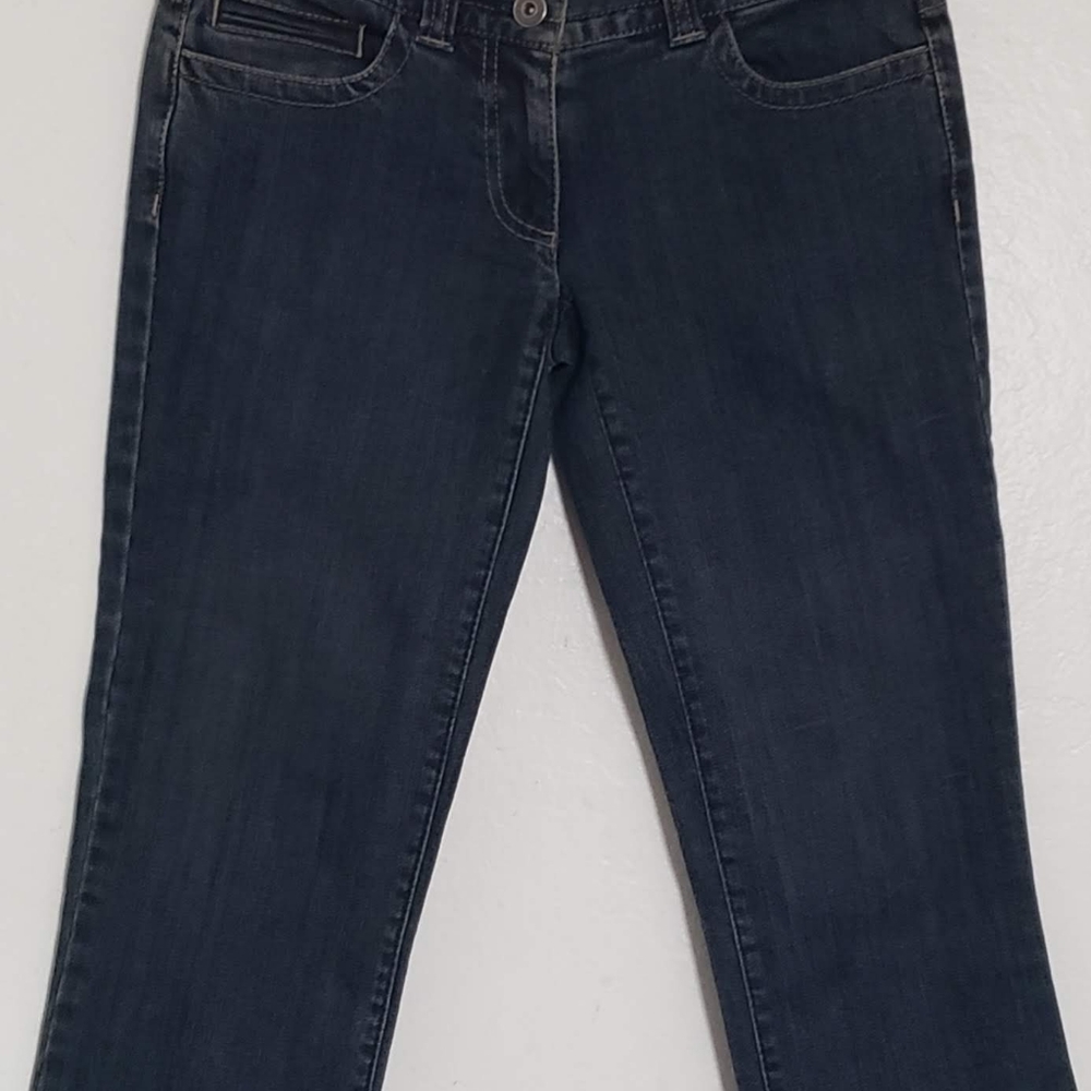 Ann Taylor Petites SlimFit Cropped Denim Blue Jean